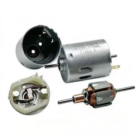 High Performance Roomba Compatible Robot Vacuum Cleaner Electric Starter Motor 6V To 24V 10300RPM Dual 2.3mm Shaft Carbon Brush Engine For Sweeper Repair Part Upgrade Smooth Quiet Operation