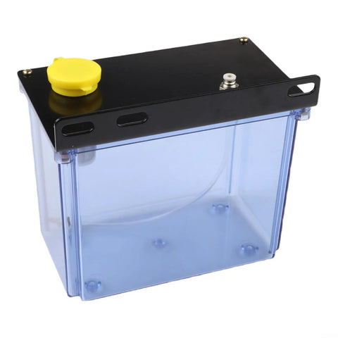 Heavy Duty 3L CNC Lubrication Water Box With Integrated Filter For Lathe Milling Drill Machines, clear plastic coolant tank.