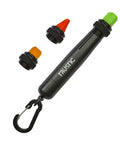 Heavy Duty Lumber Keel Crayon Holder For 1/2 Inch Round Or Hex Crayons with interchangeable colored tip, black metal design