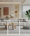 Extra Wide Baby Gate With Triple Lock System Pressure Mounted Walk Through Swing Auto Close Safety Gate for living room