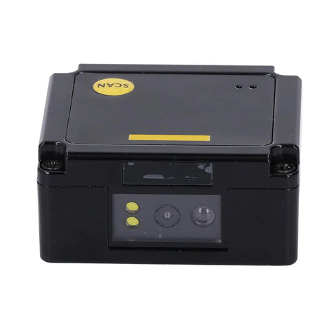 Embedded Fixed Mount Barcode Scanner With USB Auto Sensing Engine And Aluminum Alloy Build 1D 2D QR Barcode Reader front view