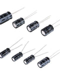 545Pcs Electrolytic Capacitors Assorted Kit With 10V 16V 25V 50V Range Labeled 0.1uF To 1000uF Handy Value Pack