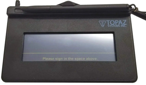 No Fuss Digital Signature Pad For Quick Secure E Signing Smooth Responsive Panel with pen, compact design for easy document signing.