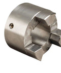 SS150 Jaw Coupling Hub In Stainless Steel For Tough Industrial Drives, 1.375 Inch Bore, 3.75 Inch Outer Diameter, 1.75 Inch Length Through Bore, Keyway 5/16 Inch By 5/32 Inch, Interchangeable With L-Line And A-Line Hubs, Built To Last Precision Fit.