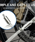 Two Pack Brake Bleeder Hose With One Way Check Valve For Motorcycle Clutch And Brake Bleeding Tool Pro Grade Hydraulic System Kit