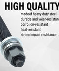 LS Harmonic Balancer Installation Tool With Bearing For GM V8 LS Engines 1997 And Up showing threaded rod and bearing