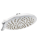 Velocity Chrome Two-Function Rain Shower Head With Immersion Technology, 8-Inch Wide Spray, high-pressure rinse, easy install