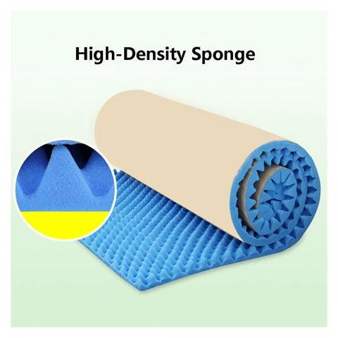 Elite Soundproof Foam Panels For Walls 7Cm Thick Egg Crate Acoustic Tiles Self Adhesive showing high-density blue sponge texture.