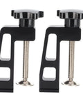 Built Tough Woodworking Fixture Clamps Aluminum Alloy Stainless Steel Grip Jigs For Router Table Saw Bench 45 And 75 Degree Angles close-up view of clamps