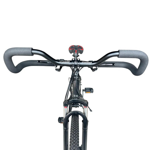 Butterfly Style Aluminum Alloy Handlebar Wide Three Dimensional Rest Bar For Trekking Mountain And Road Bikes With Sponge Cover 31.8mm Clamp And 620mm Length