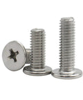 Pro Grade Ultra Thin 304 Stainless Steel Cross Head Bolts Set With M1.4 M1.6 M2 M2.5 M3 M4 M5 M6 M8 Sizes Low Profile Flat Head Wood Screws For DIY Projects 5 10 20 Pack 3mm And M3 Options close-up