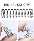 Heavy Duty 420 Piece HanOaki Compression Springs Assortment Kit In Various Sizes Made From Tough 304 Stainless Steel Brass For Hot DIY Repairs And Industrial HVAC Control Systems Today close-up spring