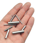 Pro Grade 50 Piece Stainless Steel Dowel Pin Set With Four Sizes M2 M3 M4 M6 for Metal Wood Shelving and Furniture Projects in Hand