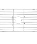 Stainless Steel Sink Protector Mat And Grid For Bottom Of Sink, Durable Kitchen Sink Rack Keeps Your Basin Clean And Bacteria Free