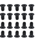 Hella Tough Aluminum Quarter Turn Fasteners With Flush Allen Head And Dzus Button Style For Zero Hassle Sheet Metal and Door Panel Mounting in a 20 pack kit.