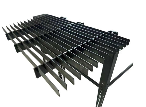 18 By 30 Inch Plasma Cutting Table Attachment with Precision Laser Cut Frame Replaceable Sacrificial 30X2mm Slats Easily Removable Side Mount or Bench Mount for Welding Tables