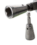 Heavy Duty Carbon Steel Wire Twisting Tool For Electricians Compact Portable Power Tool with metal tips for precision crimping.
