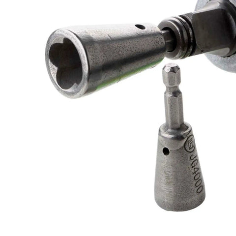 Heavy Duty Carbon Steel Wire Twisting Tool For Electricians Compact Portable Power Tool with metal tips for precision crimping.