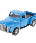 Pickup Truck Figurine Vintage Alloy Car Model Toy Sky Blue Retro Ornament For Christmas Table Centerpiece And New Year Decor