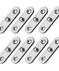 8 Pack 360 Degree Hidden Pivot Hinges Stainless Steel Heavy Duty Cabinet Door Hardware For Kitchen And Furniture
