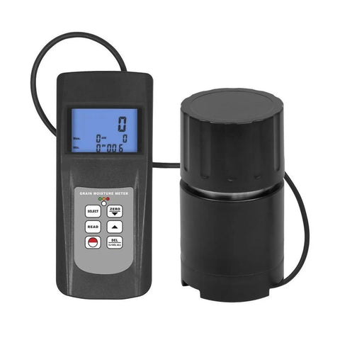 Digital Grain Moisture Meter For Seed Rice Paddy Corn Maize Coffee With Clear LED Indicators Green Yellow Red And Precise Moisture Readings For Quick Farm Checks And Easy Storage, compact design.