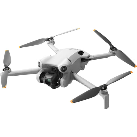 Mini 4 Pro Drone Fly More Bundle With RC 2 Controller With Screen Folding 4K Video Under 249g in flight, front view.