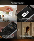 Four-step guide to install Motion Sensor Bundle With Two White A19 LED Bulbs For Smart Home Lighting Hands Free Activation