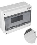 IP65 Waterproof Distribution Box with Transparent ABS Cover for control panels, rugged electrical enclosure with corrosion resistance