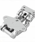 Heavy Duty Upper Rear Door Hinge Replacement Pair For Daily Trucks 2014 Plus, heavy gauge steel hinge with pivot for durability.