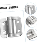 TOPPERFUN cabinet door hinge with self-closing mechanism; chrome-plated steel, heavy-duty