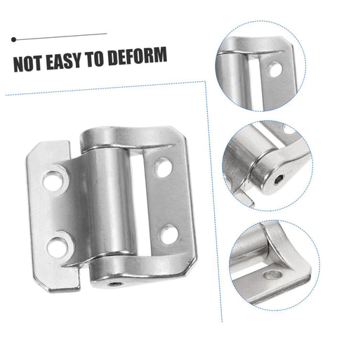 TOPPERFUN cabinet door hinge with self-closing mechanism; chrome-plated steel, heavy-duty