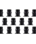 Heavy Duty Motorcycle Body Work Fastener Kit With Screws Washers Nuts Clips And Bolts For Sport Bikes Durable Metal Hardware Set For Easy Mount And Secure Fit, black rubber clips