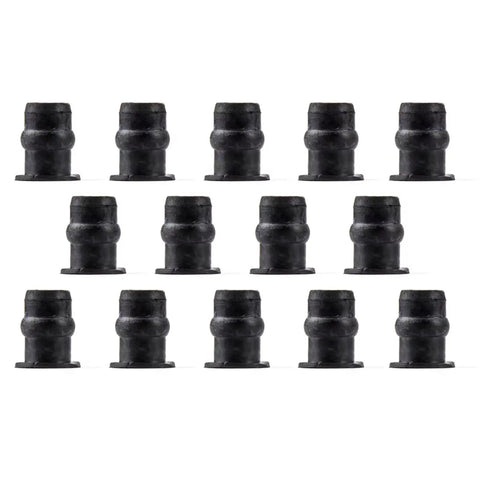 Heavy Duty Motorcycle Body Work Fastener Kit With Screws Washers Nuts Clips And Bolts For Sport Bikes Durable Metal Hardware Set For Easy Mount And Secure Fit, black rubber clips