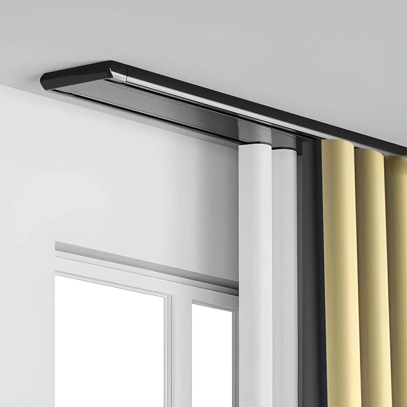 Heavy Duty Curtain Rail Kit Silent & Adjustable