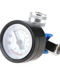 Close view of Inline Quarter Inch Pro Grade Mini Air Regulator Kit For Spray Guns With Pressure Gauge, Adjustable 0 To 150 PSI