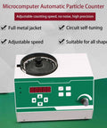 SicwEDIM Automatic Seed Counter With LED Display Microcomputer Control Adjustable Speed Knobel Grain Sorter For Small Business And Hobbyists Fast Counting Up To Ninety Nine Thousand Nine Hundred Ninety Nine Seeds Per Batch Easy To Use, showing front view with buttons and LED display.