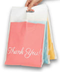 Frosted 10x13 Poly Mailers 100 Pack With Built In Handle Self Seal Matte Finish Shipping Bags For Clothes And Small Business Carry