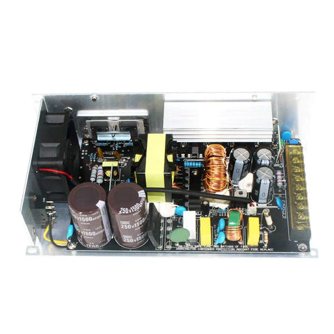 Beefy 1000W 24V DC Switching Power Supply 41A With 110-240V Input For CCTV, 3D Printers, detailed internal components view.