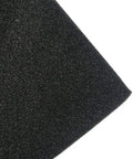 Corner view of 60PPI Air Filter Foam Sheet Black Anti Dust Heavy Duty 5mm Thick Size 2M Long By 1M Wide For DIY Filtration Projects