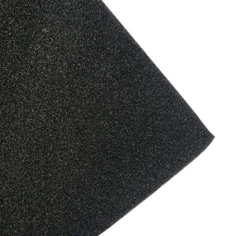 Corner view of 60PPI Air Filter Foam Sheet Black Anti Dust Heavy Duty 5mm Thick Size 2M Long By 1M Wide For DIY Filtration Projects
