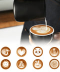 20 Oz Milk Frother Pitcher For Espresso And Latte Art Pen For Foam Stainless Steel Steaming Cup With Nonstick Coating Black
