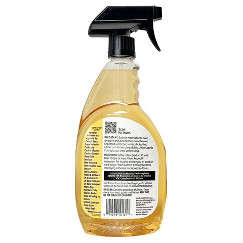 Back view of Contractors Solvent 10131 32 Oz Grime Busting Degreaser spray bottle showing label and trigger spray top.