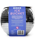 Disco Ball Ice Bucket Large With Mirrored Tile Design For Parties And Girls Night Bachelorette Champagne Cocktail Cooler