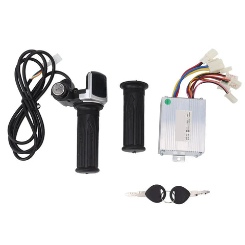 Throttle Grip With Lock Replacement Controller For Electric Scooter 24V 350W Brushed Motor With Power Display Low Failure Rate For Smooth Acceleration And Easy Install On MX350 Electric Scooter Upgrade