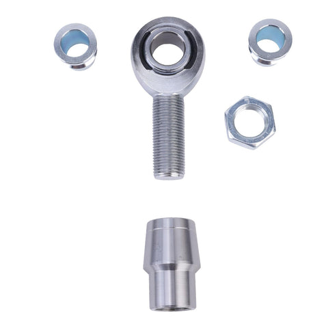 Rock Solid 3/4 16 Heim Joint Rod End Kit For Steering And Suspension components including threaded rod end, tube adapters, and jam nut.