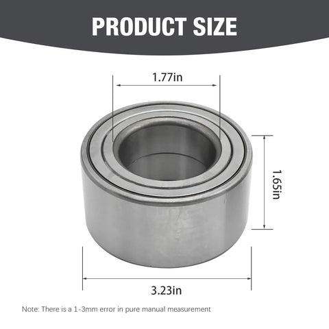 Two Pack Front Wheel Bearing With ABS For Ford C-Max Escape And Focus 2012 2018 product size dimensions shown