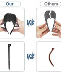 Comparison of No Dig Garden Edging Kit 20 Ft Black Landscape Border with stakes versus standard alternatives.