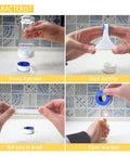 Demonstration of Four Rolls Of Three Quarter Inch White Teflon Tape For Plumbers PTFE Thread Sealant Leak Proof