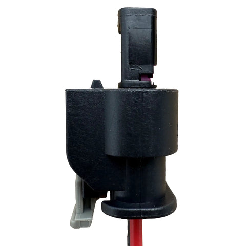 Premium Engine Coolant Temperature Sensor Connector And Wiring Harness Kit Compatible With Audi Bmw Chevrolet Ford Gmc Hyundai Jeep Benz Vw Direct Replacement 13587326 S2860 showing the connector detail and wiring.