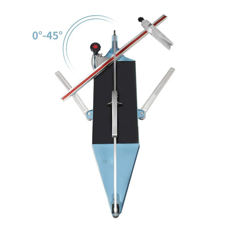 Top view of Heavy Duty Manual Tile Cutter 630mm 25 Inch For Wall And Floor Ceramic Porcelain Tiles Cutting Tool with angled guide